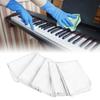 5PCS Piano Cleaning Cloth Musical Instruments Polishing Cleaning Cloth for Guitar Bass Violin