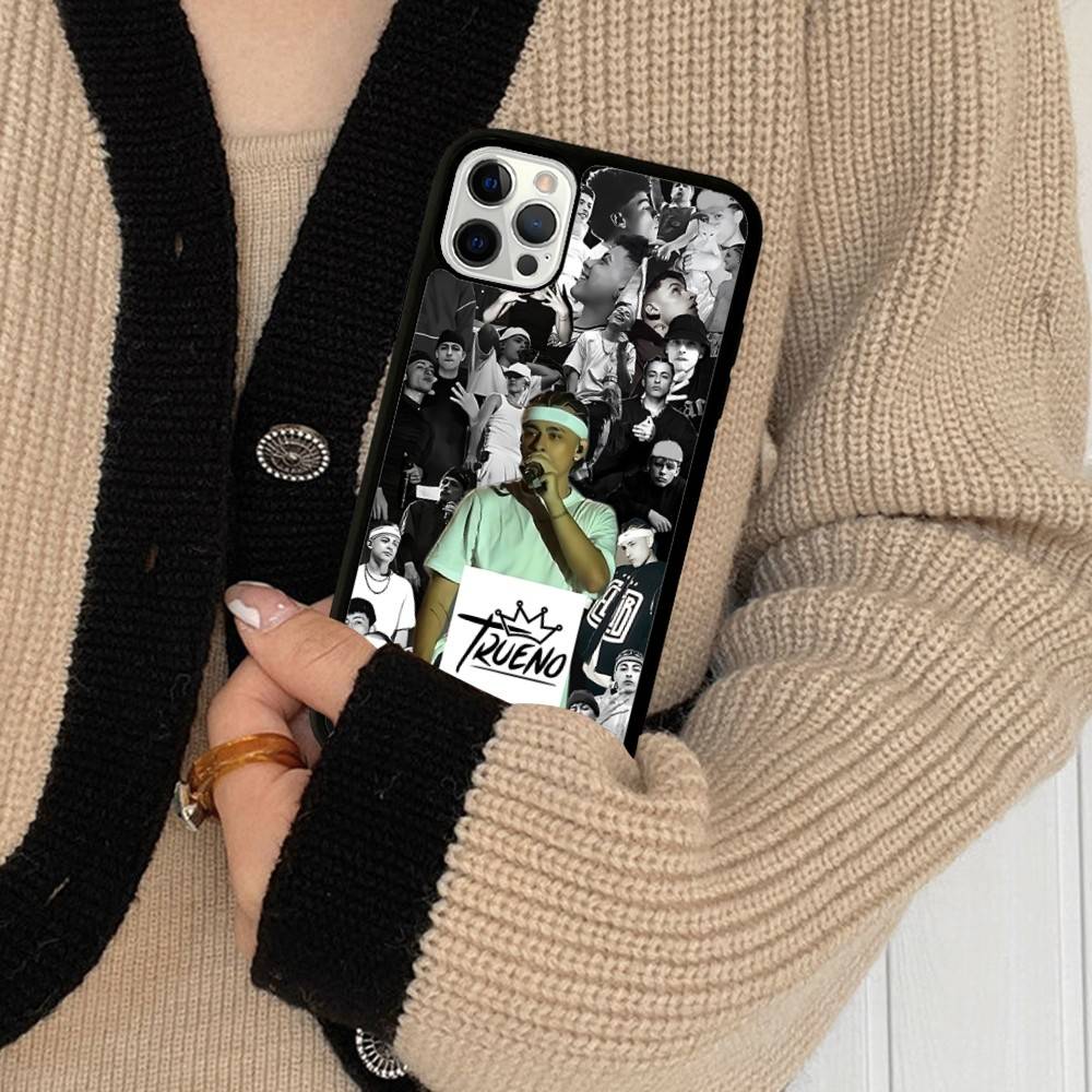 T-Trueno Rapper For IPhone 17 16 15 14 13 Pro 12 11 Pro Max Hard PC+TPU Phone Cases Back Cover