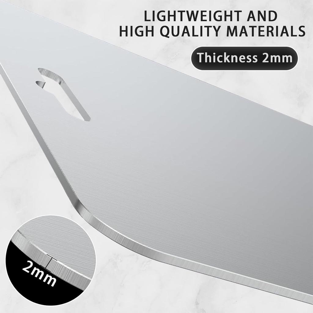 Titanium Cutting Board, Double Sided Stainless Steel Non Toxic Cutting Board for Kitchen, Food-Grade Cutting Board for Cutting Meats, Fruits And