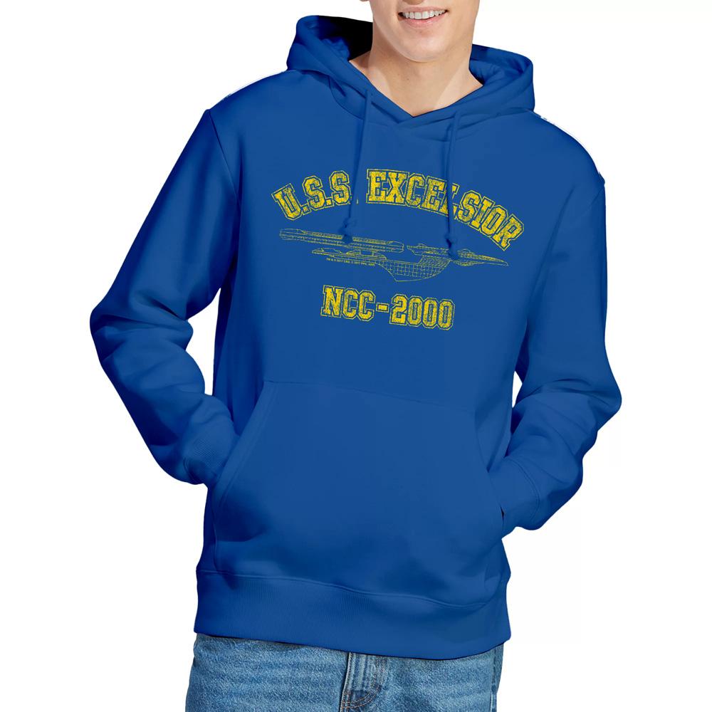 STAR TREK Men's Excelsior Athletic Hoodie