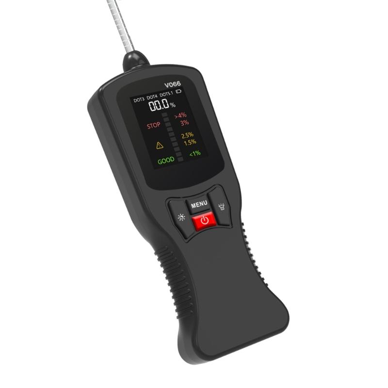 Brake Fluid Tester Car Brake Liquid Digital Tester Fit for DOT3 DOT4 DOT5.1 Accurate Oil Quality Check Sound Light Alarm