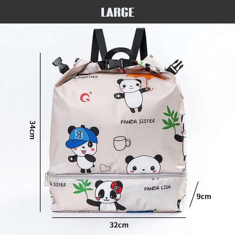 Kids Swimming Backpack Swim Cap Clothes Storage Dry Wet Combo Bags Waterproof Travel Beach Outdoor Pool Sport Wash Packing Bag