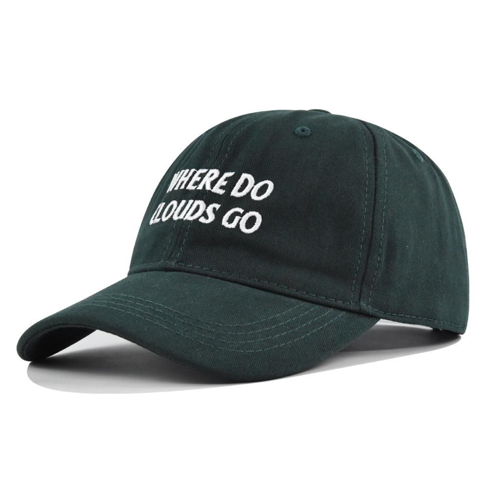 Cap Where Baseball Do Letter Embroidered Duckbill Sunshade Hat Material Cotton