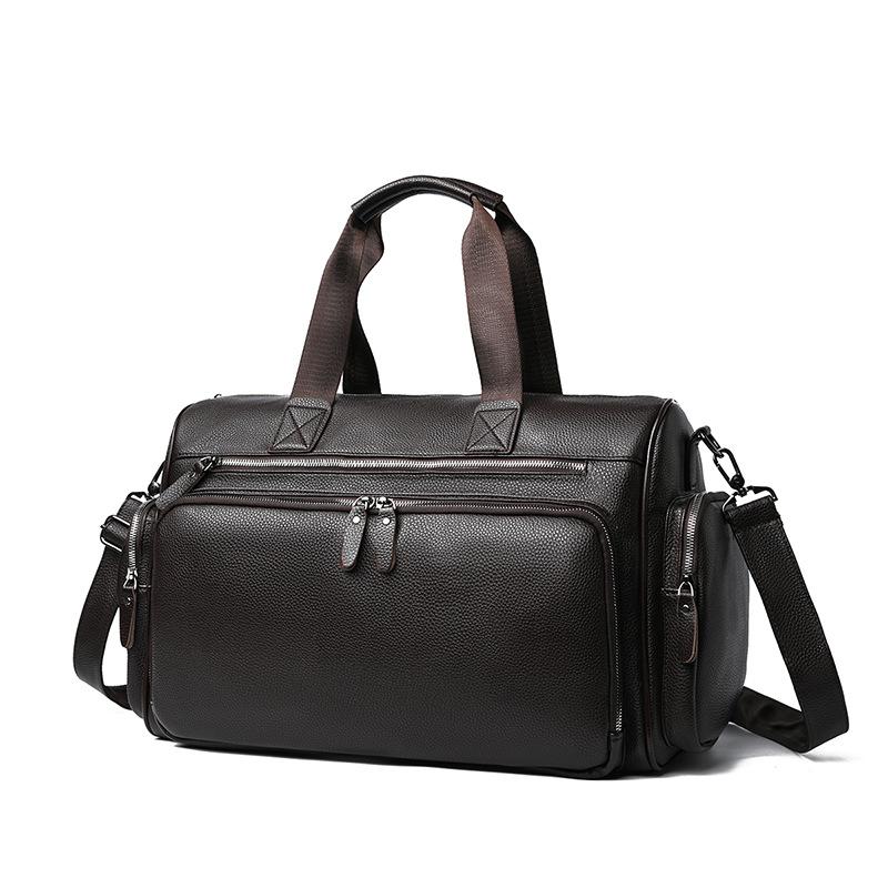 

Business Handbag Korean Shoulder Messenger Bag Multi-Pocket Large Capacity Short Trip Bag