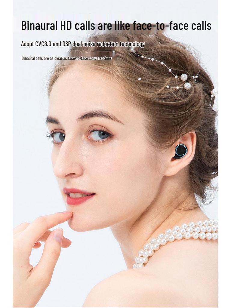 2025 Bluetooth Earphones: Stereo Sound, Deep Bass, Wireless In-Ear, High-Quality Audio, Long Battery Life
