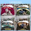 Wallace Gromit Pattern Print Duvet Cover Pillowcase Set Bedroom Gift Bedding