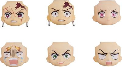 Nendoroid More Demon Kimetsu no Yaiba Exchange Face Demon Kimetsu no Yaiba 01 Plastik bemalte Sammelfigur Box mit 6 Slayer Slayer Nicht maßstabsgetreu