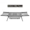 Camping BBQ Stove, Folding Charcoal Grill , Adjustable Furnace Carbon Plate Height,Stainless Steel,Instantly Expand