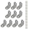 Stainless Steel Corner Brace Set L Shaped Brackets Heavy Duty Corner Brackets Simple Install for Secure Wood Joining