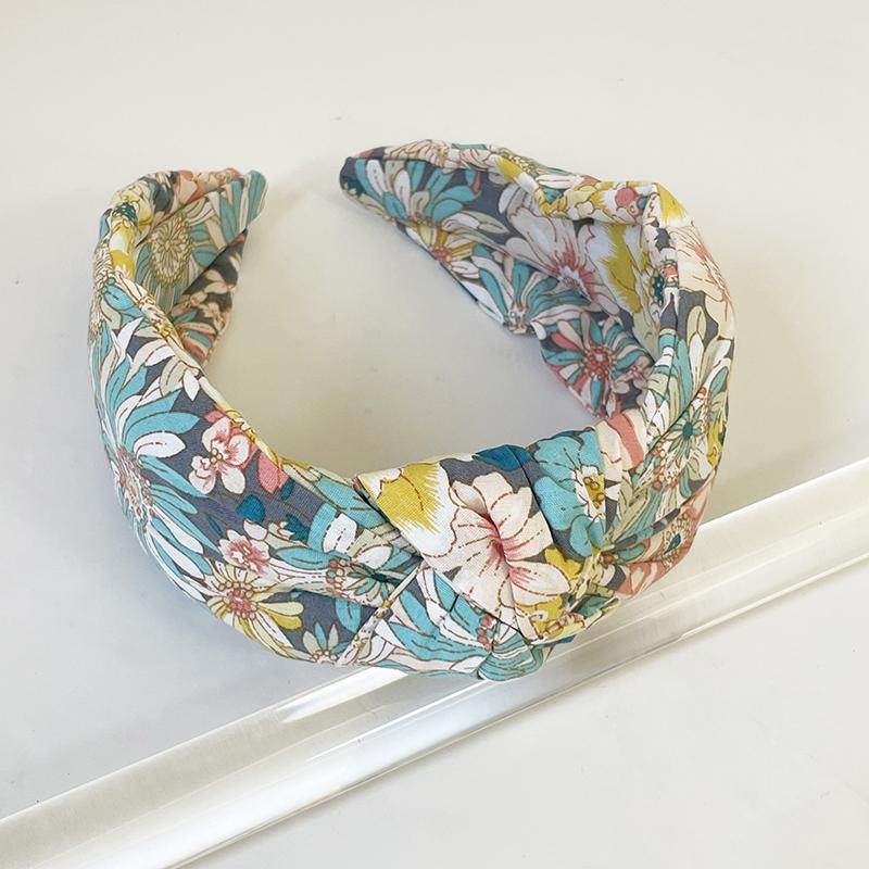 Bohemian Cotton Flower Knot Hairband Headband Adult Hair Accessories Hair Jewley