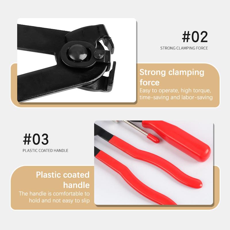 Cv Joint Boot Clamp Pliers Ear Clamps Plierss Small/Large Cv Boot Clamps Cv Clamp Tool Drive Shaft Cv Boot Clamp For Most Cars