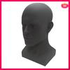 3X Male Mannequin Head Professional Manikin Head For Display Wigs Hats Headphone Display Stand (Matte Black)