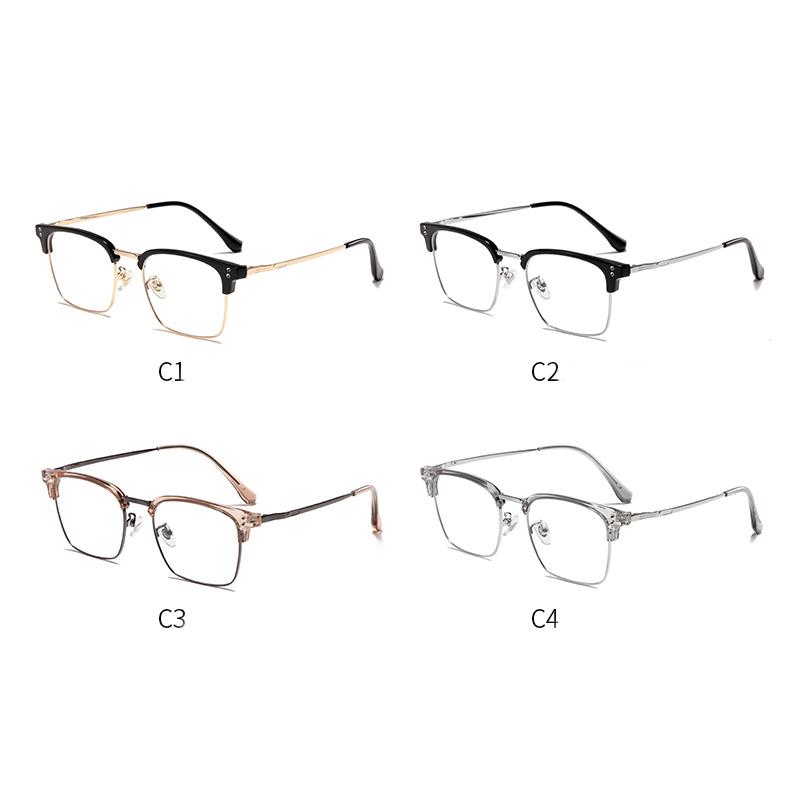 Vintage Literary Student Optical Glasses Women Men Blue Blocking Rays Square Shortsighted Prescription Eyeglasses 0 -0.5 -0.75 To -6