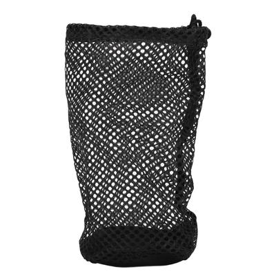 Nylon Mesh Carry Bag with Sliding Drawstring Lock Closure See Through Mesh Sports Equipment Bag for Gym Shower
