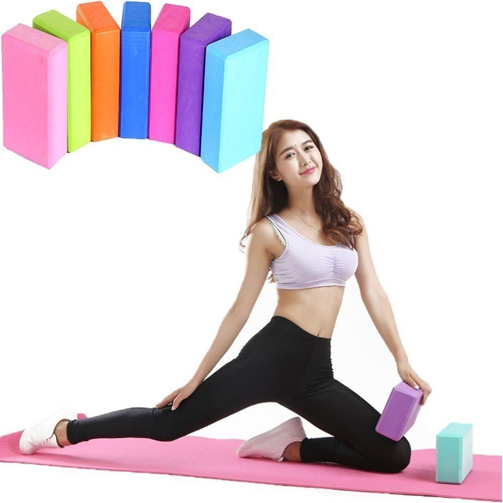 EVA Gym Foam Brick Colored Pilates Bricks New Yoga Blocks  Sports Supplies
