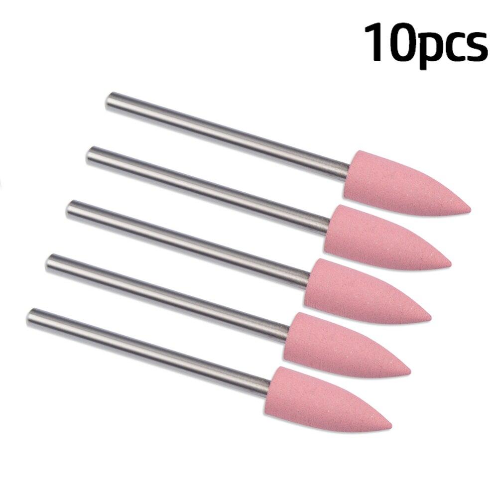 Cutter For Manicure Rubber  BuSilicone Ceramic Millingrr Nail Art Cutter Polishing Buffer Files Electric Machine Drill Bit