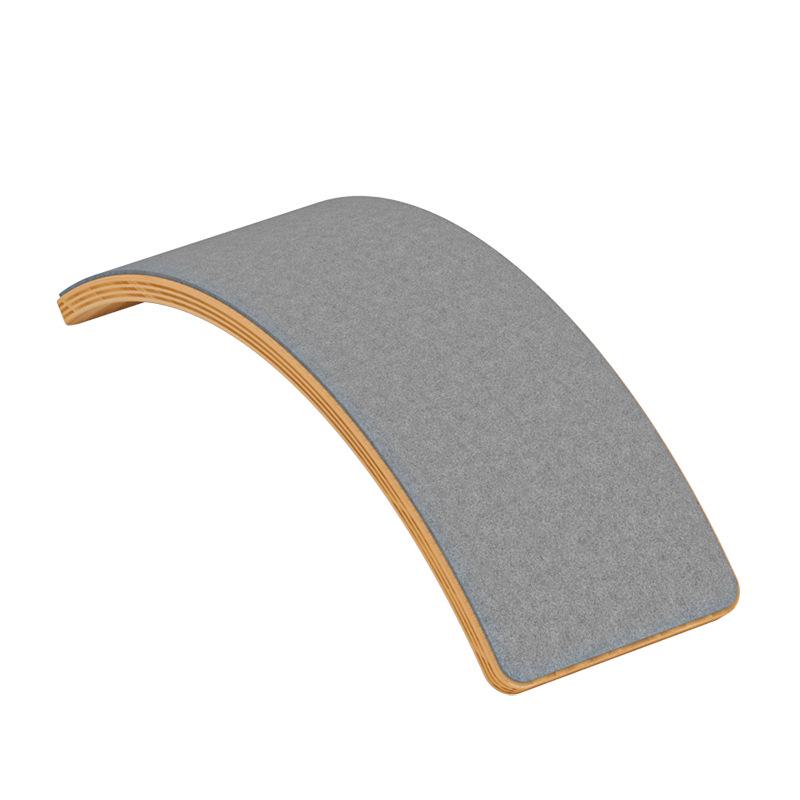 Wooden Curved Balance Board for Indoor Sensory Training - Interactive Two-Person Educational Children's Smart Seesaw.