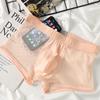 Ice Silk Breathable Men's Summer Boxer Briefs - High Elasticity, Thin Cotton Crotch, Sports Fitness.