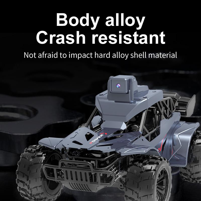 Rc Car with Camera Lcd Remote Fpv Real Time Transmission High Speed 2.4g Remote Control Car Voice Chat Toys For Kids Adults