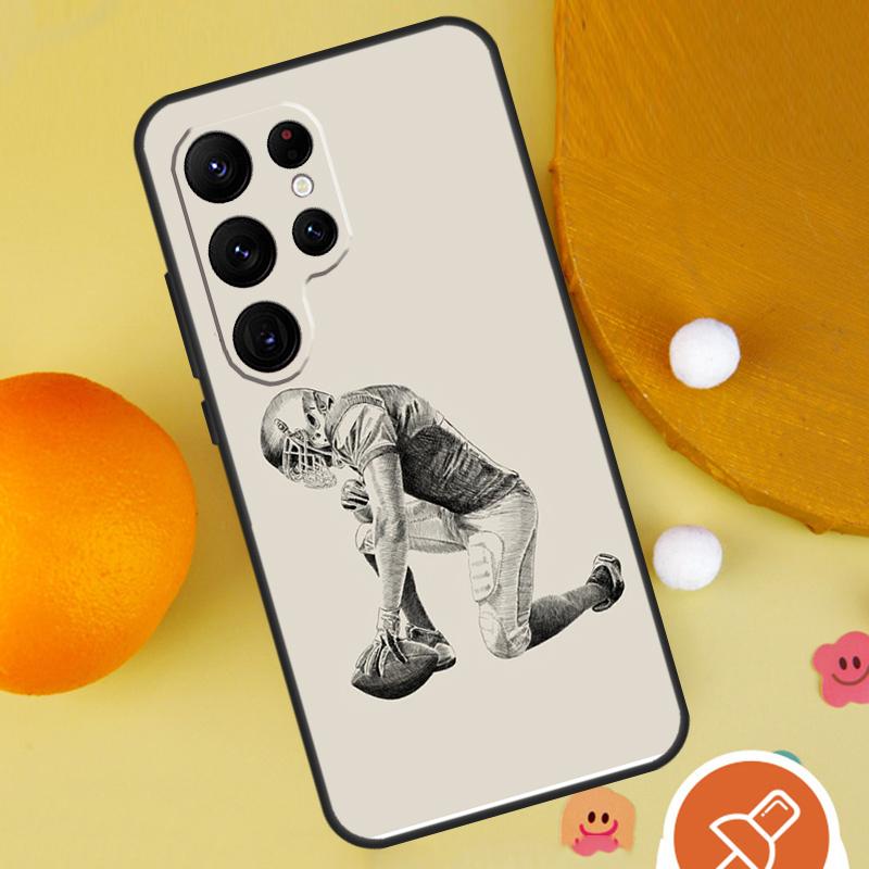 American Football Phone Case For Samsung Galaxy S25 Ultra S24 S23 S22 Ultra S9 S10 S20 Plus S21 FE Funda Cover
