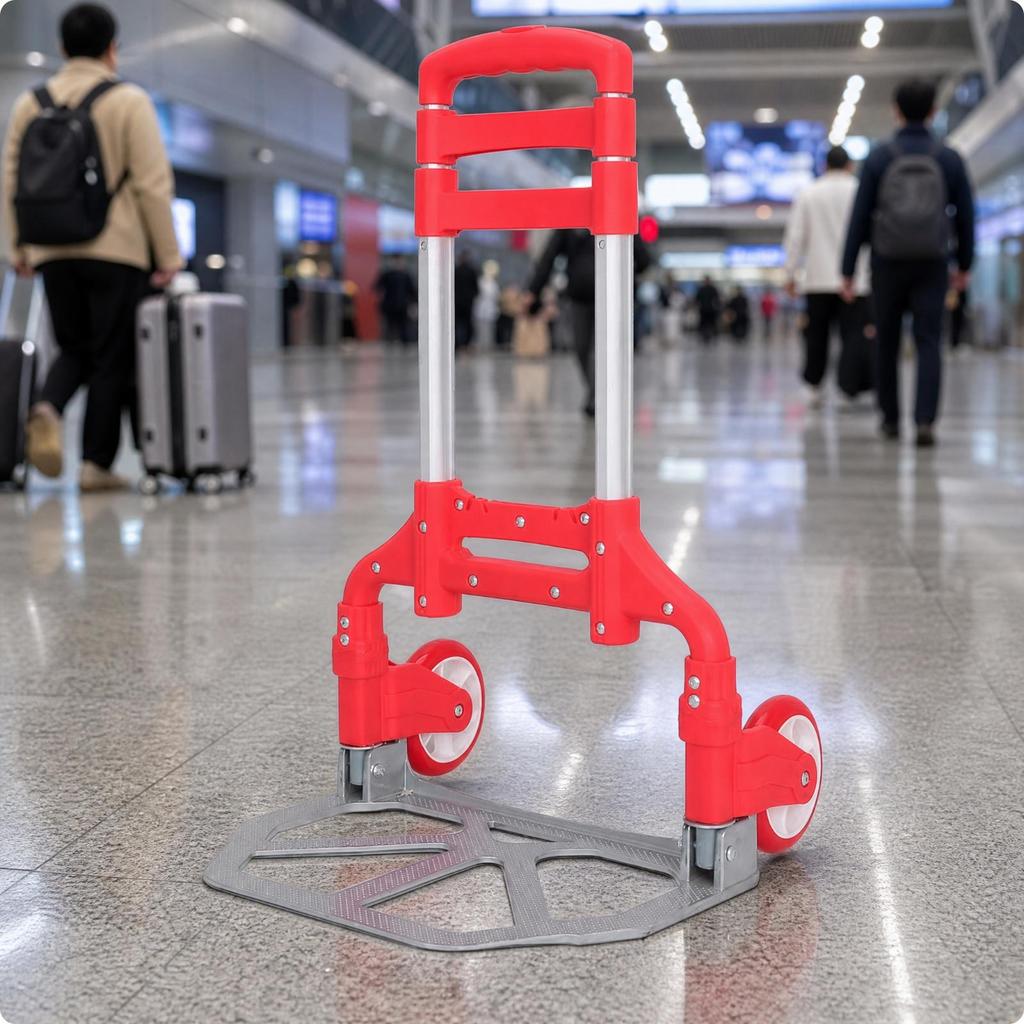 Aluminum Folding Hand Truck Portable Handle Utility Cart for Shopping
