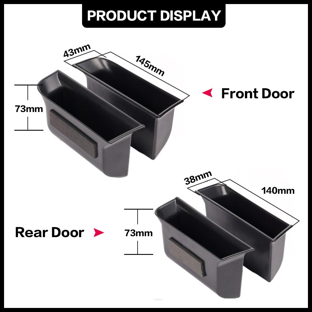 2X For Mercedes Benz EQB EQA W247 X247 H247 B GLB GLA Class 2020 - 2024 Car Door Storage Box Bag Handle Interior Accessories