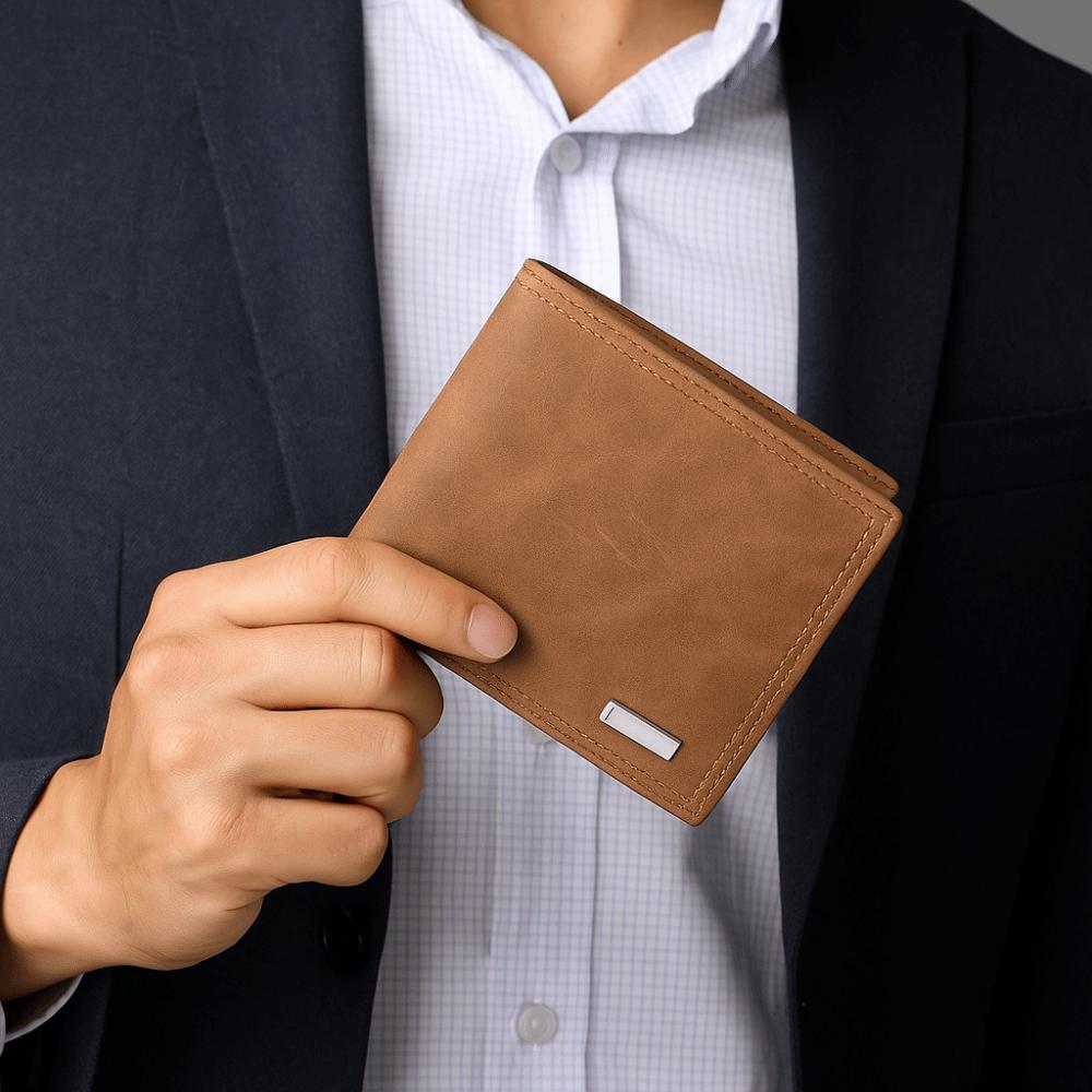 PU Leather Short Card Bag Multi-functional Credit Card Holder Portable Business Wallet  Daily Use