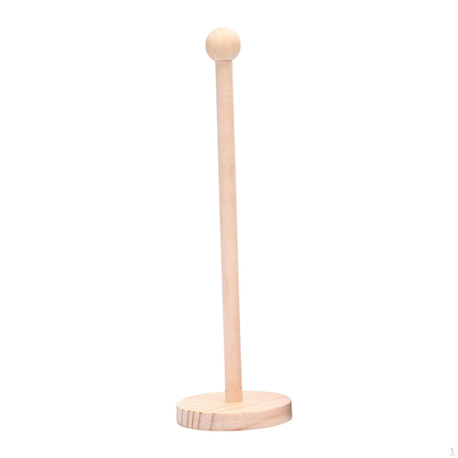 

Органайзер для аксессуаров для волос Подставка для резинок Прочная декорация Деревянное хранилище для ободков Резинки светло-коричневого