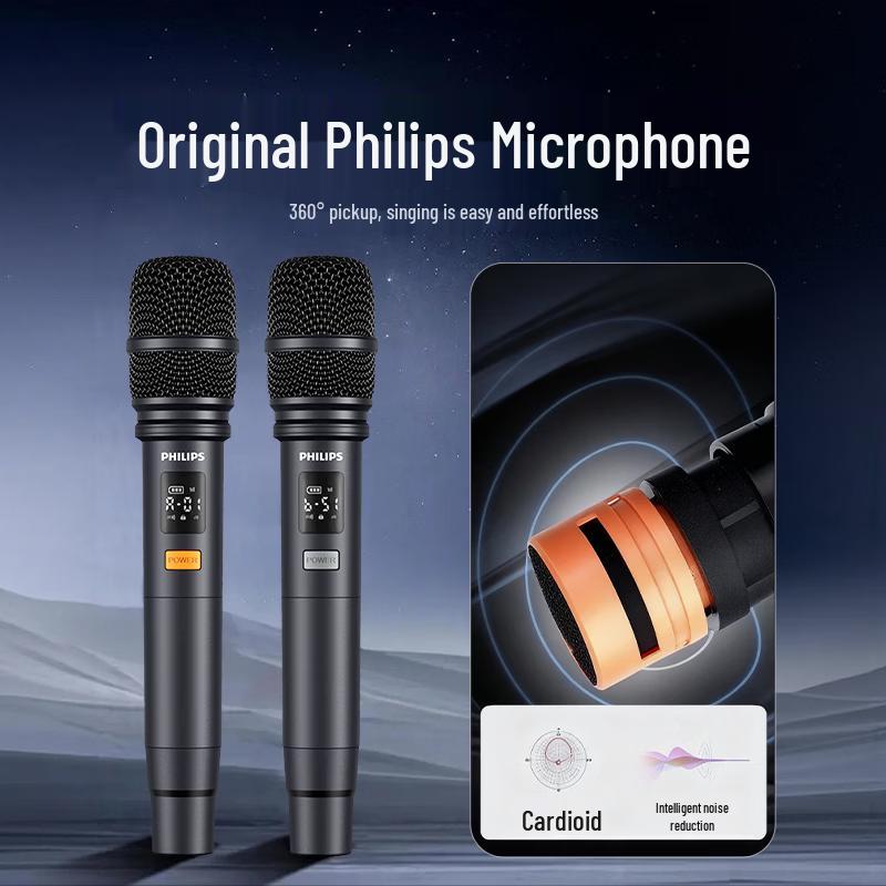 Philips KTV Karaoke System with Display and Microphones CN Plug (adapter Included)