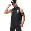 Costume Cosplay da Ufficiale di Polizia per Uomo