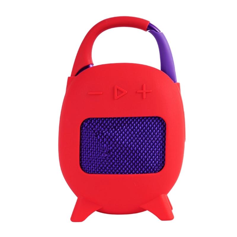 Silicone Speaker Protective Sleeve Speaker Skin Cover Shockproofs AntiDrop Access for Clip 5 Speaker