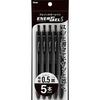Pentel Ballpoint Pen Gel Ink EnerGel ES 0.5mm Black Barrel XBLN125-A5 StationeryOffice Supplies