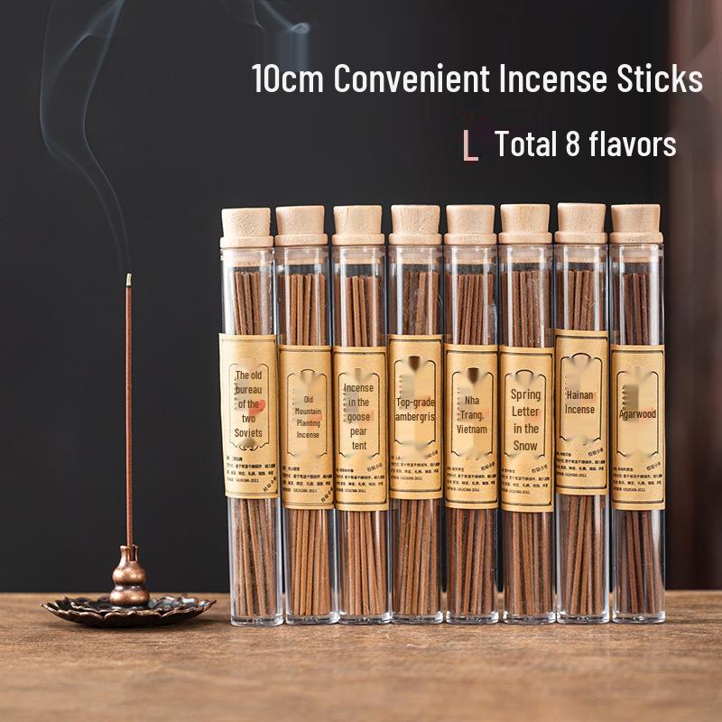 10cm Sandalwood Incense Sticks: Long-lasting, Deodorizing, Convenient 5g Packs for Indoor Use