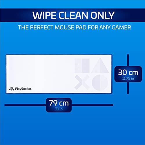 Paladone PlayStation 5 Icons Large Gaming Mouse Pad for Desk Keyboards, Non-Slip