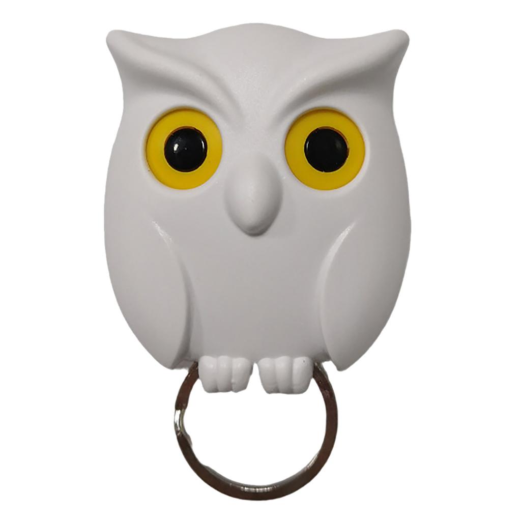 Owl Night Wall Magnetic Key Holder Magnets Hold Keychain Key Hanger Hook Hanging Key Will Open Eyes Home Decoration