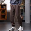 Fleece Thickened New Loose Harlem Sweatpants Autumn Winter Men's American Patchwork Striped Casual Pant