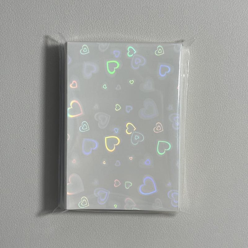 

50 шт./уп. Цветной держатель для фотокарточек корейских идолов 3 дюйма, рукава для фотокарточек, защитный чехол для карточек от царапин