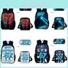 Conjunto de Mochilas Escolares de Desenho Animado Anime 67 Com Material PU Respirável Para Estudantes