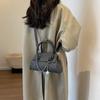 Lässige Schultertasche Kleine Tasche Damentasche 2024 Neue einfache Textur Umhängetasche Mode Handtasche Kleine quadratische Tasche