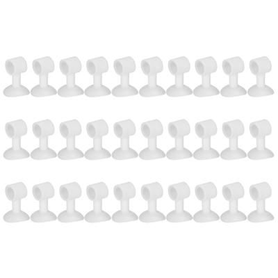 30Pcs Door Stopper Silicone Anti Collision Door Handle Stopper Mute Suction Buffer Crash Pad