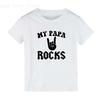 Born To Rock Kids TShirt Boys Girls Unisex Baby Clothes Cool Fashion Style Tops Children Summer Short Sleeve Graphic Tee Shirt