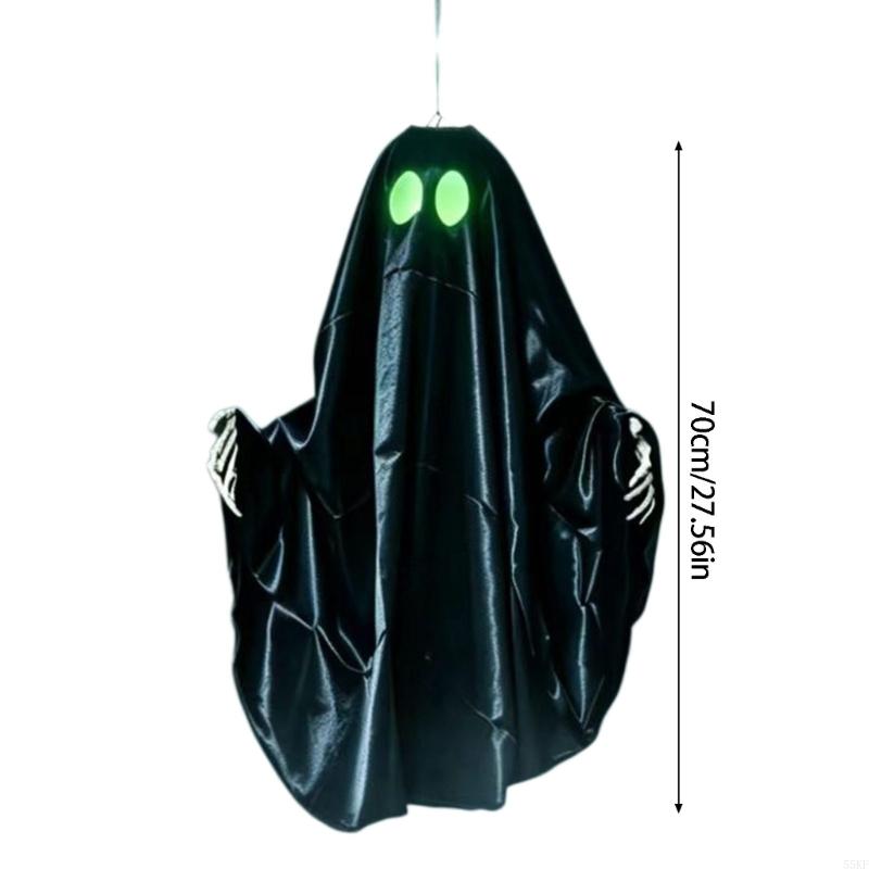 Lighted Face Specters Ornament for Halloween Porch Display Use 55KF