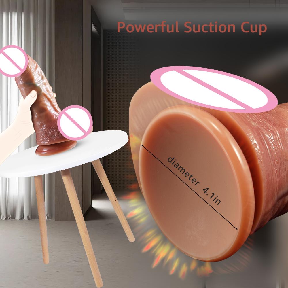 Dildo Super Enorme Giocattoli Sessuali Anali per Uomini Gay Lungo 10 Pollici Spesso 3 Pollici Dildo da Donna Pene Realistico Mostri Dildo Con Ventosa
