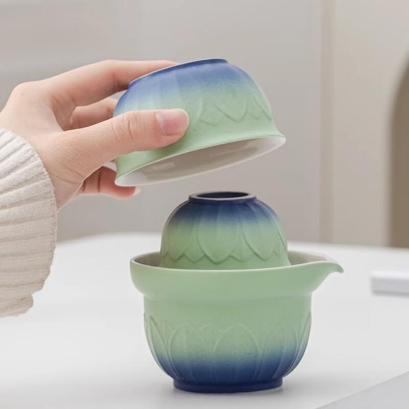 Handun Outdoor Portable Ceramic Tea Set