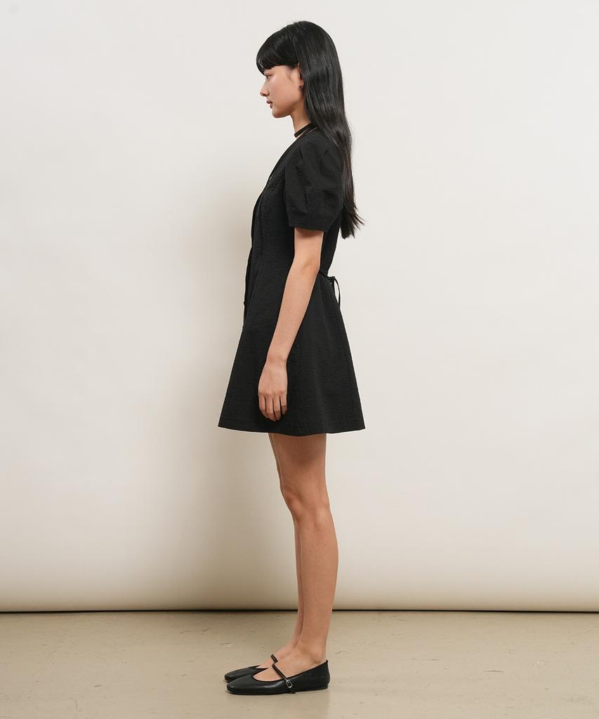 GENERALIDEA Voluminous Mini Dress [Black] / Gf2Lop511