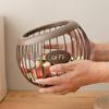 Modern Tall Black Iron Fruit Basket