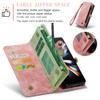 Business Zipper Multi Cards Solt Wallet Leather Case For Samsung Galaxy Z Fold 6 5 4 5G Full Protection Purse Pocket Book Cover