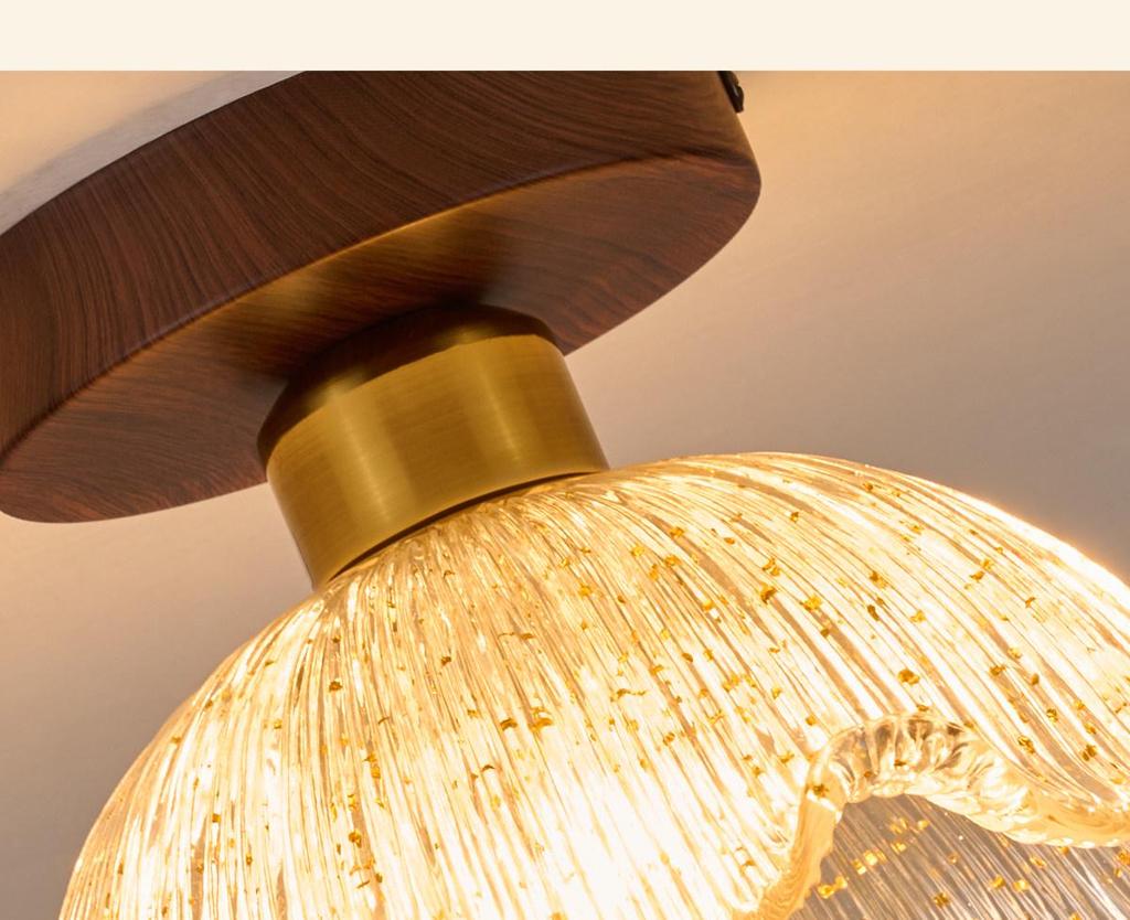 Chinese Style Luxury Corridor & Balcony Ceiling Light - French Retro Design