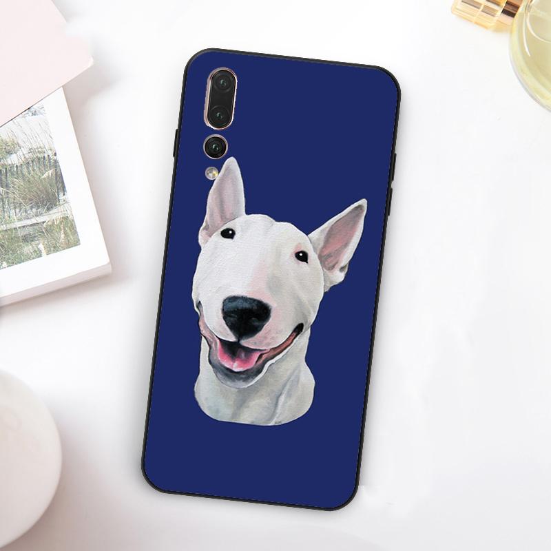 English Bull Terrier Dog For Huawei Nova 11 10 9 SE Y70 Y60 Y90 Y61 Y91 Y73 Y72 12i 11i 8i P30 P40 Lite P60 Pro Case