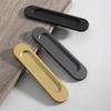 2Pcs Barn Door Sliding Pull Door Hidden Furniture Hardware Handle Self-Adhesive Bathing Room Glass Door Pulls